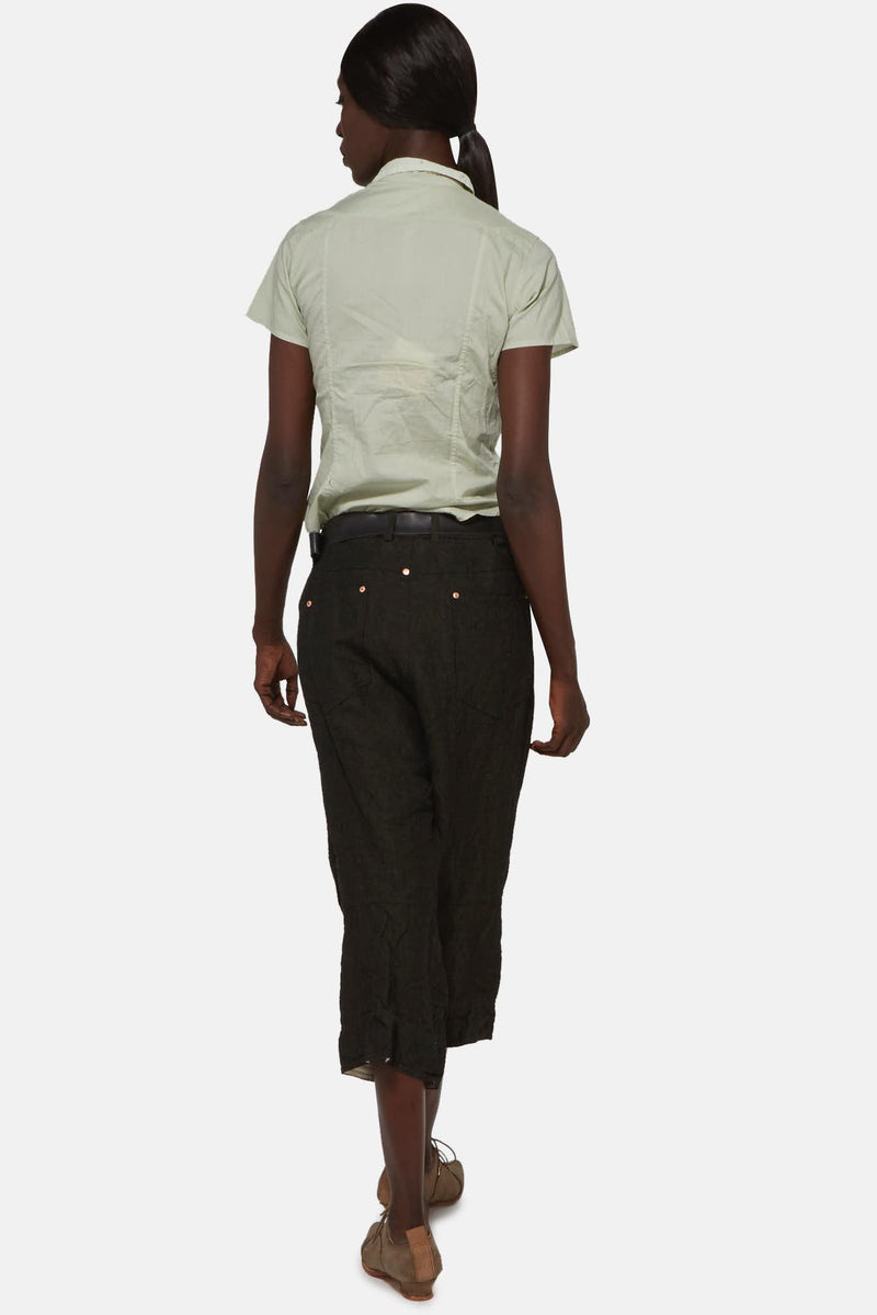 Pantalon en laine gris Paul Harnden