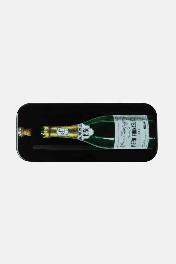 Plateau Champagne 25x60 - noir Fornasetti