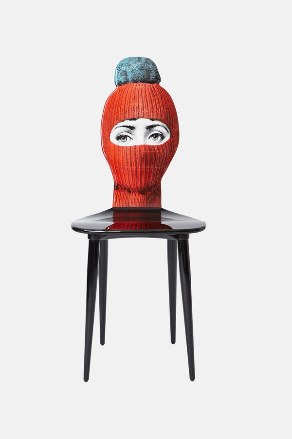 Chaise Lux Gstaad - rouge/bleu Fornasetti