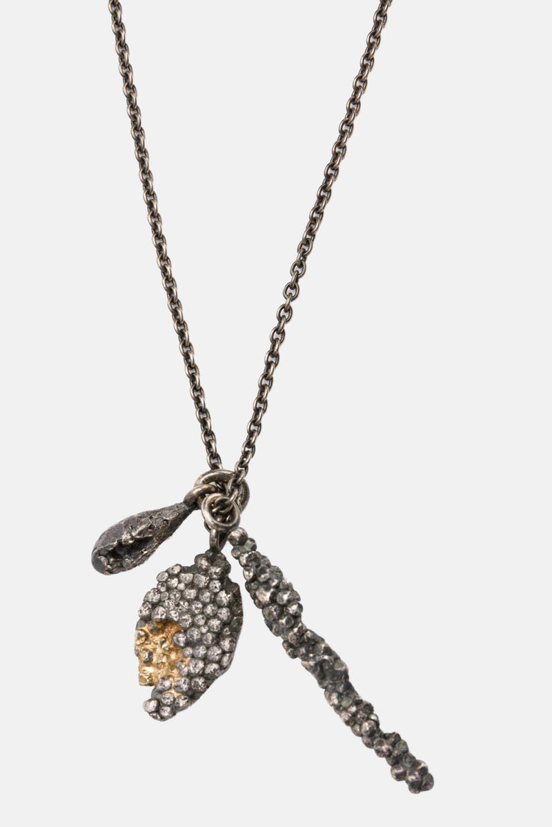 Collier en argent "Multi Lava Pendant" Tobias Wistisen