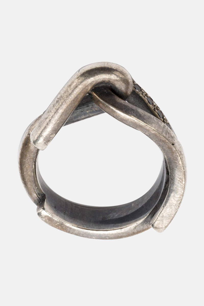 Bague à effet usé "Stone Bend Cable" Tobias Wistisen