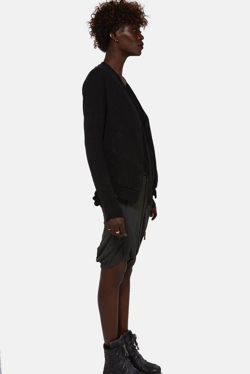 Cardigan en coton noir Boris Bidjan Saberi