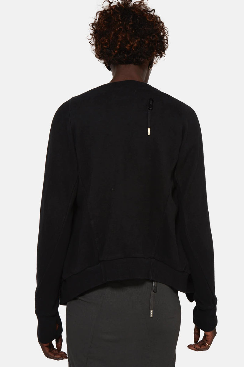 Cardigan en coton noir Boris Bidjan Saberi