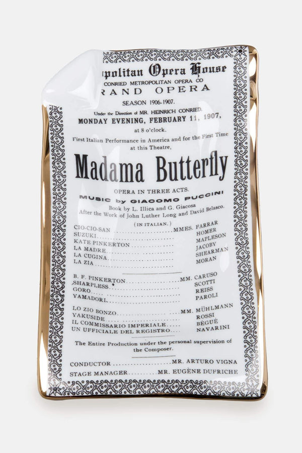 Grand cendrier Locandina Madame Butterfly Fornasetti