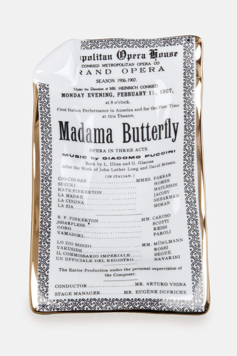 Grand cendrier Locandina Madame Butterfly Fornasetti