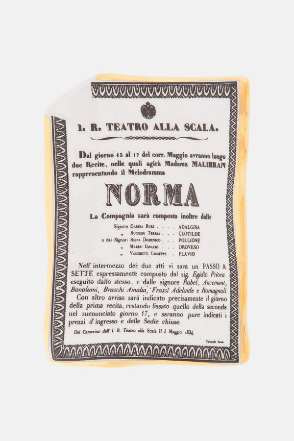 Cendrier medium Locandina Norma Fornasetti