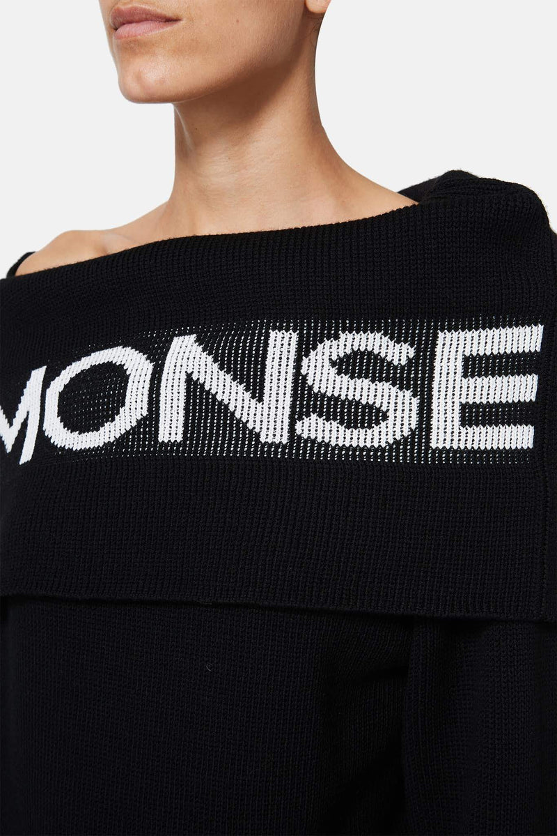 Pull imprimé noir Monse