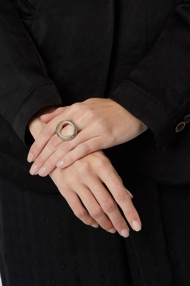 Bague en argent et diamants "Fidji" Rosa Maria