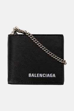 Portefeuille imprimé noir Balenciaga