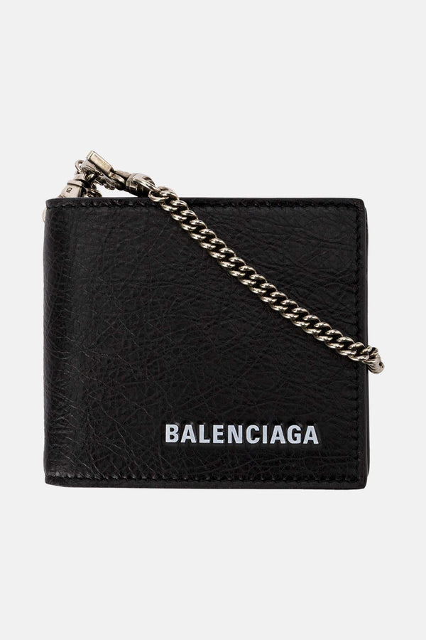 Portefeuille imprimé noir Balenciaga