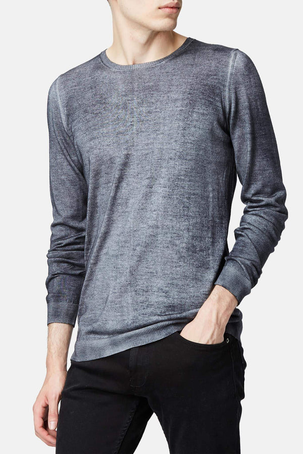 Pull en cachemire et soie gris Avant Toi