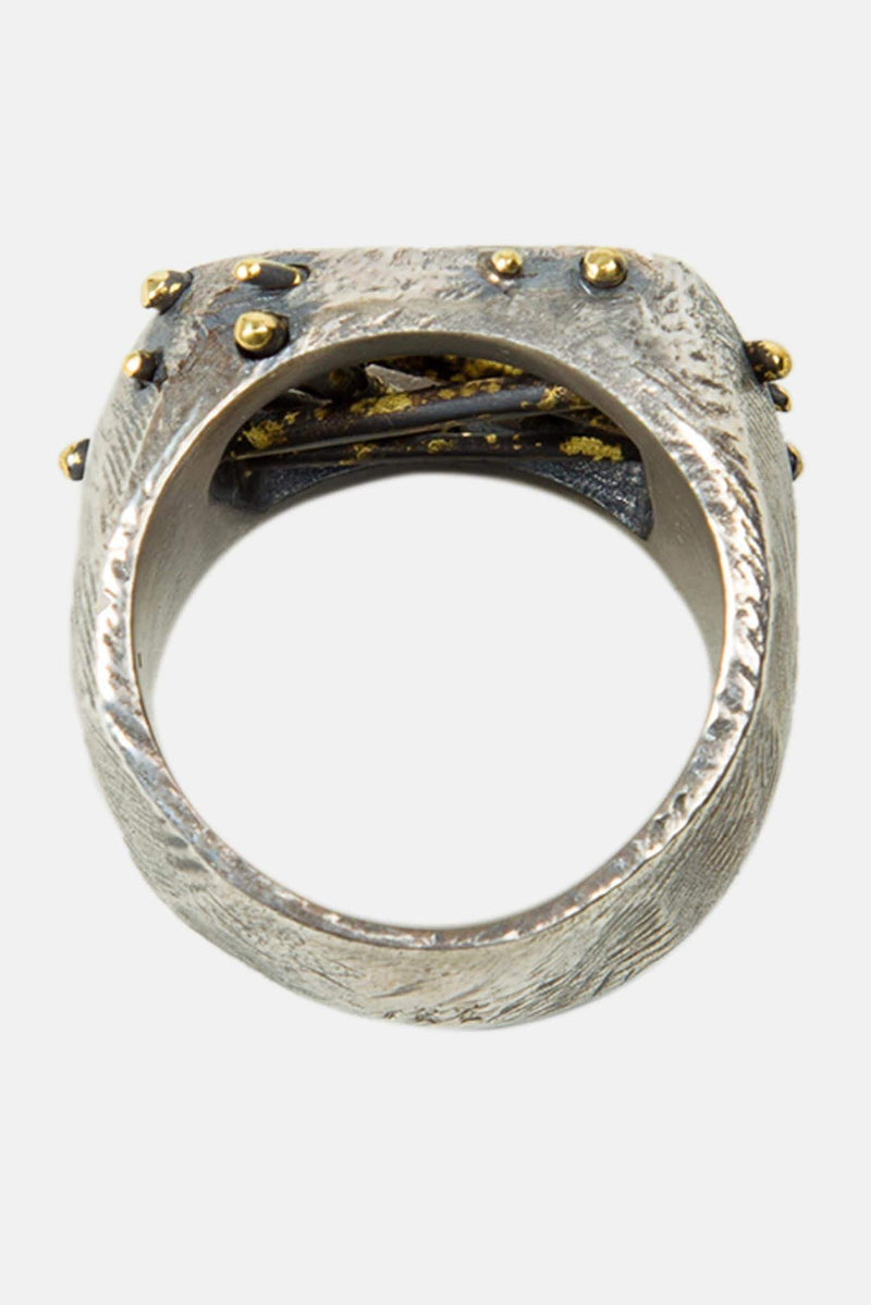 Bague en argent Chaotic Web Tobias Wistisen