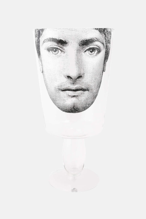 Vase en verre Tête à Tête Lui Fornasetti