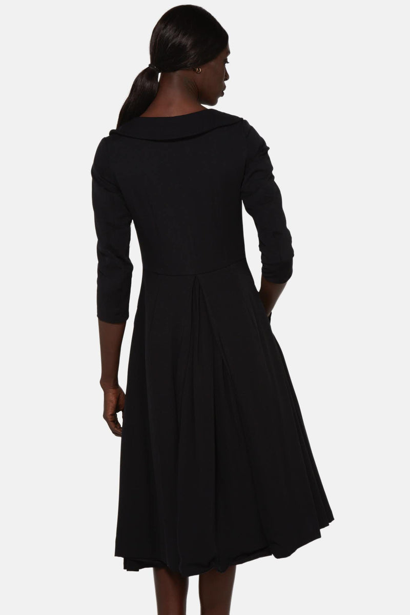 Robe en soie noire Paul Harnden