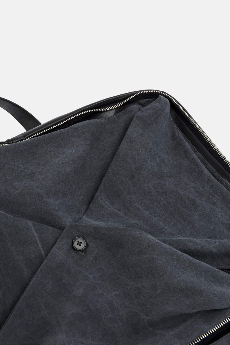 Sac de voyage en cuir noir M.A+