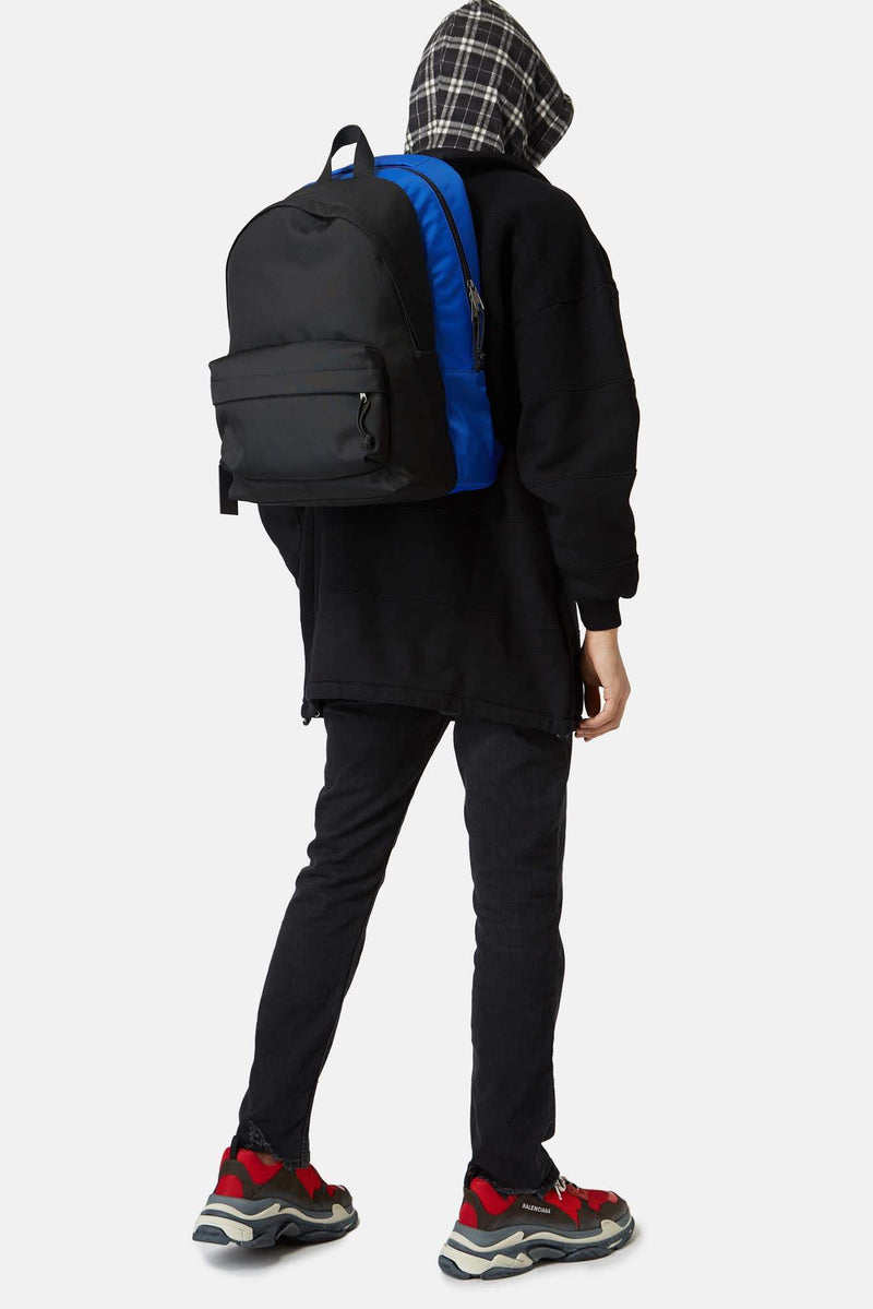 Sac à dos bleu et noir Balenciaga