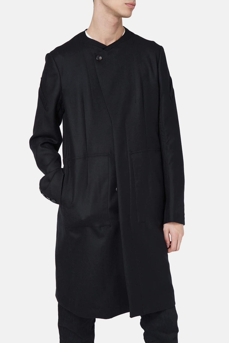 Manteau en laine noir TAKAHIROMIYASHITA TheSoloist.