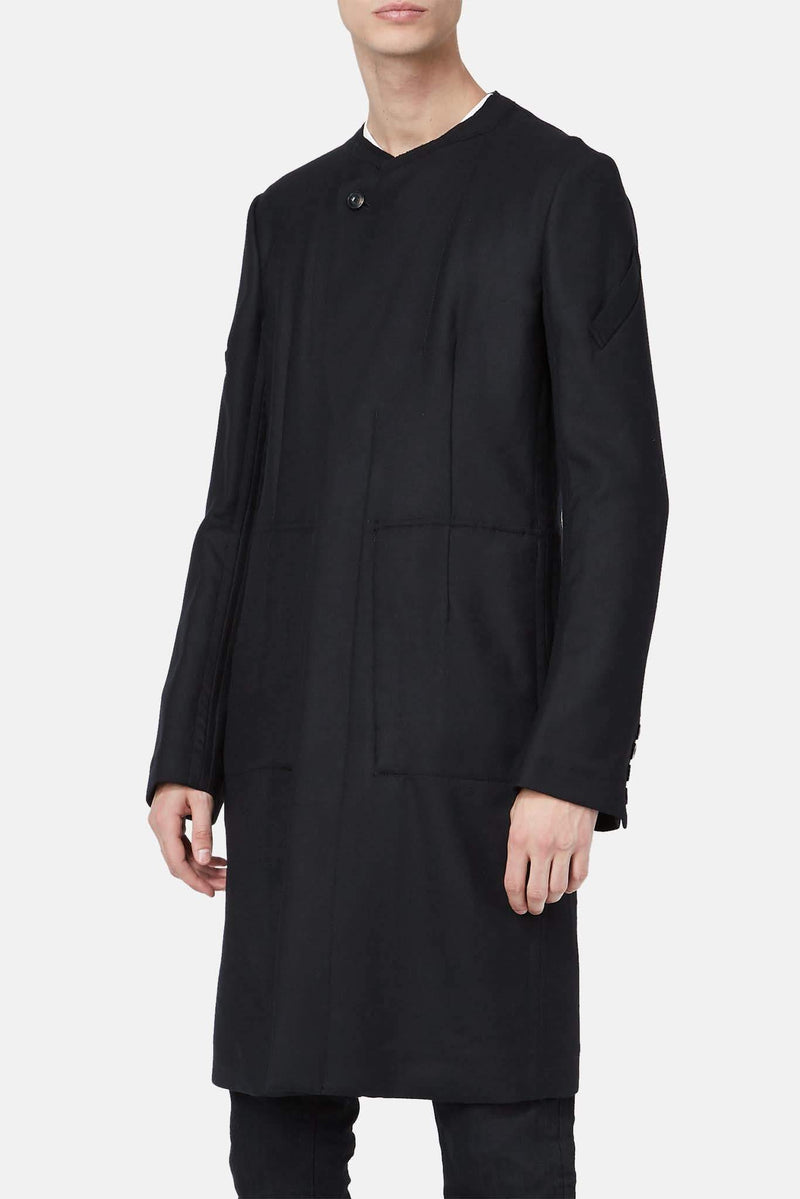 Manteau en laine noir TAKAHIROMIYASHITA TheSoloist.