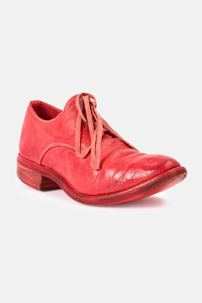 Derbies en cuir rouges Carol Christian Poell