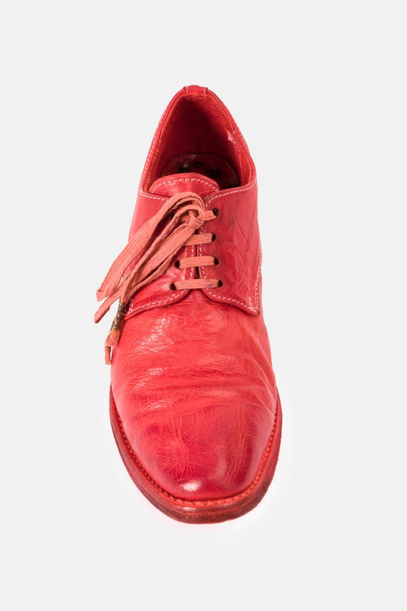 Derbies en cuir rouges Carol Christian Poell