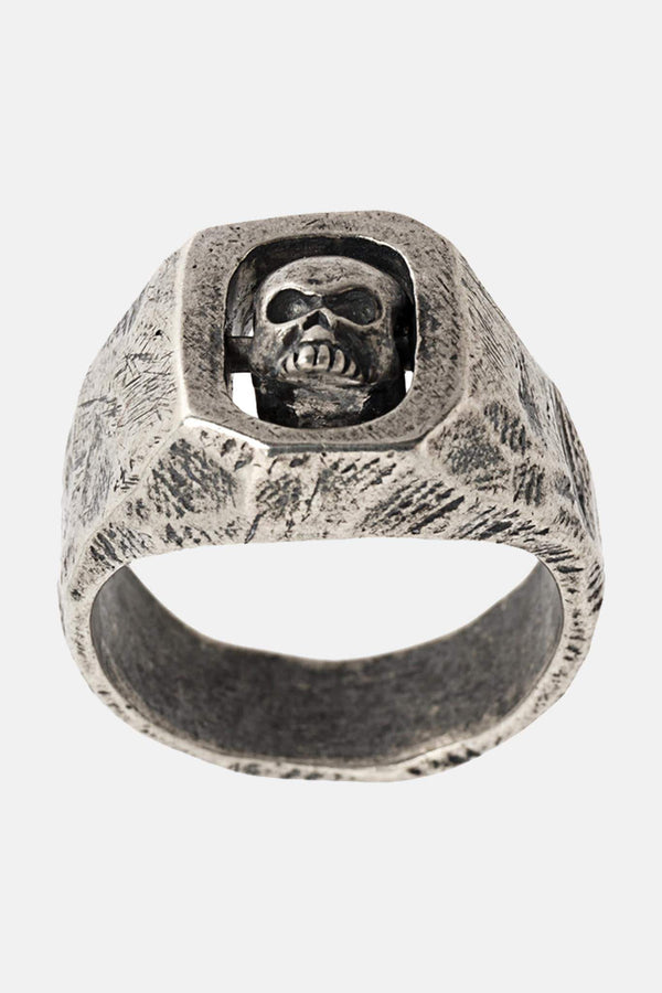 Bague à tête de mort rotatif Tobias Wistisen