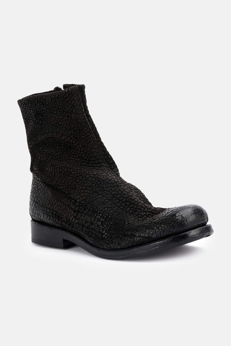 Bottes en cuir texturé Balder Isaac Sellam