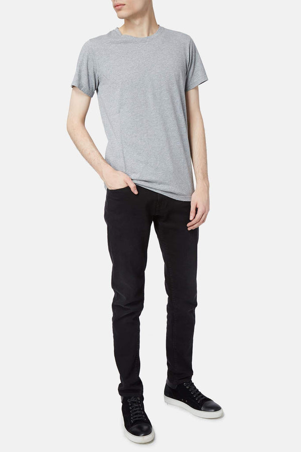 T-shirt en coton gris Balmain