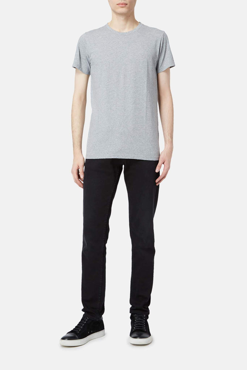 T-shirt en coton gris Balmain