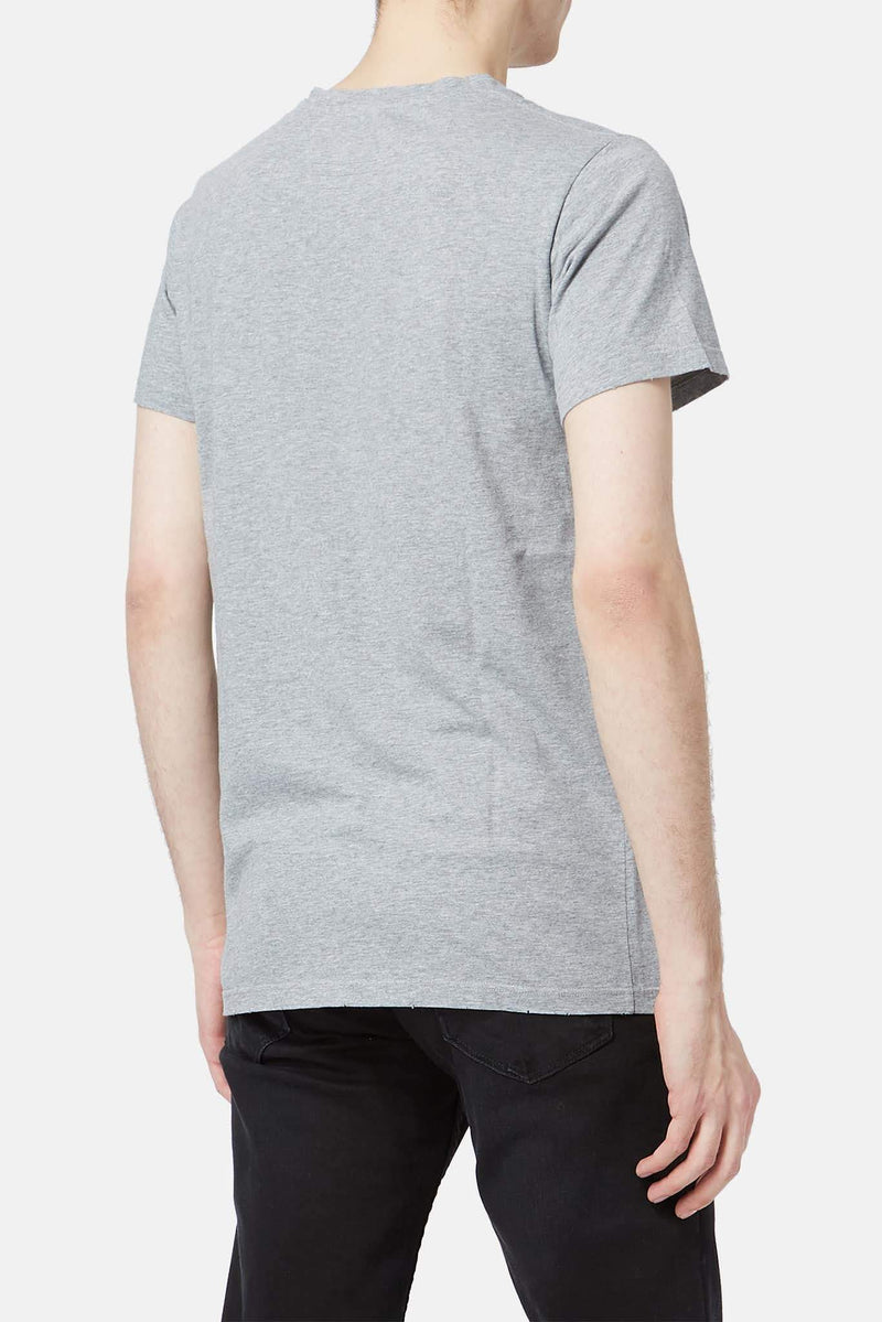 T-shirt en coton gris Balmain