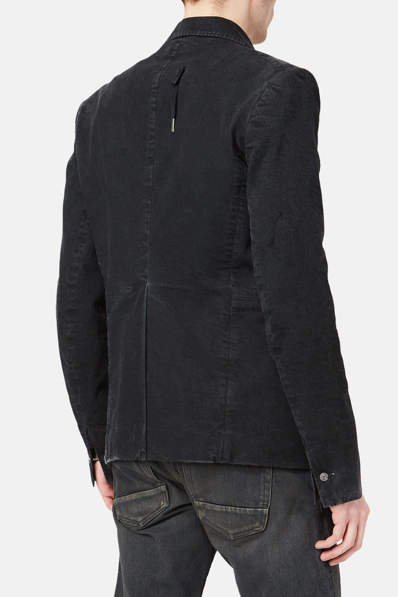 Veste en jean noire Boris Bidjan Saberi