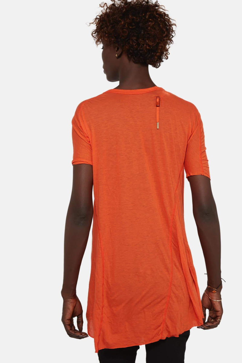 T-shirt en coton mélangé orange Boris Bidjan Saberi