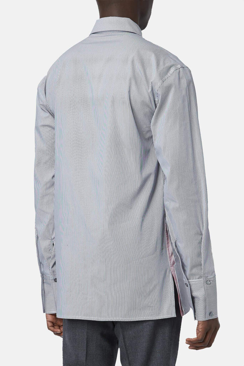 Chemise rayée en coton Delada