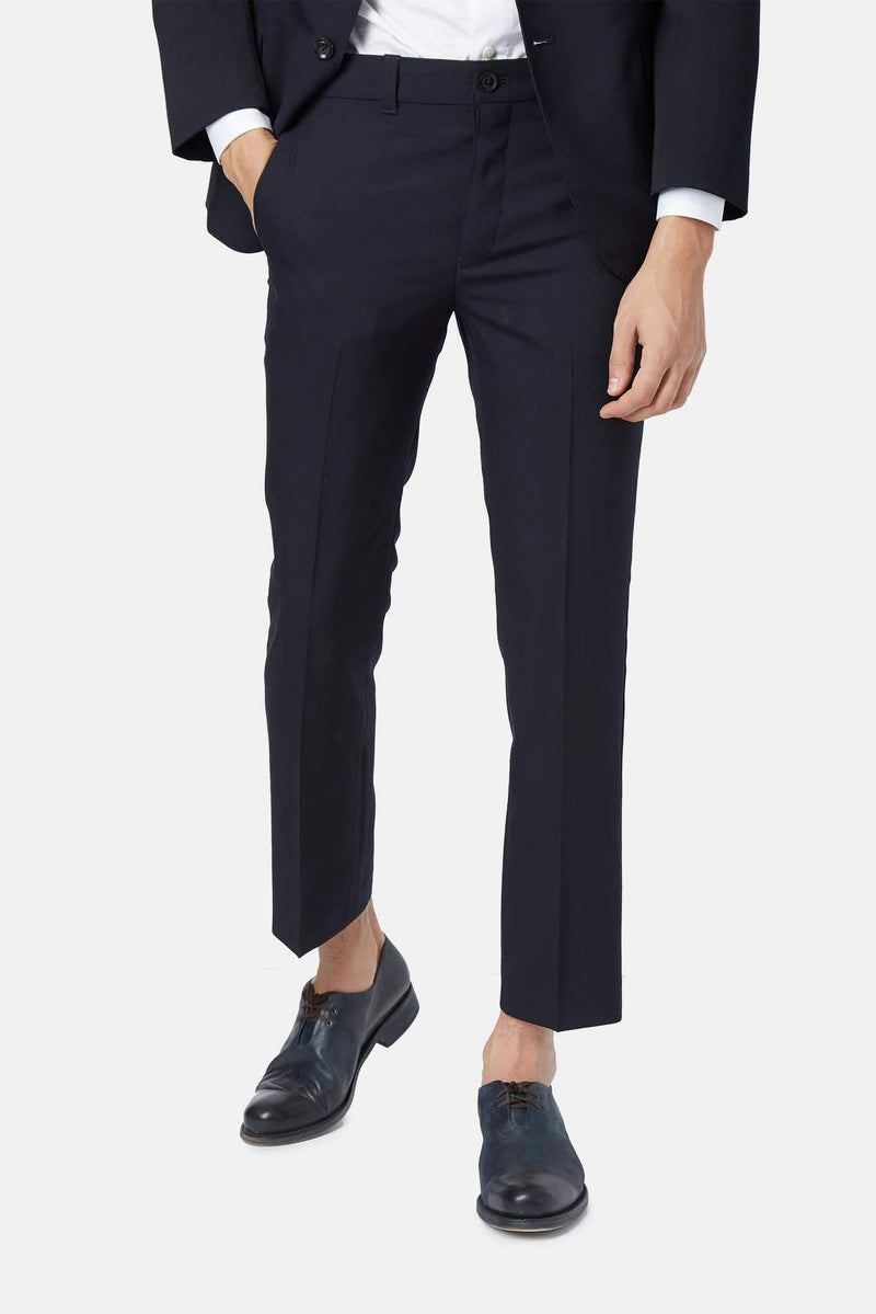 Pantalon en laine noir Shiro Sakai