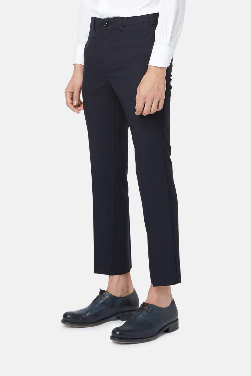 Pantalon en laine noir Shiro Sakai