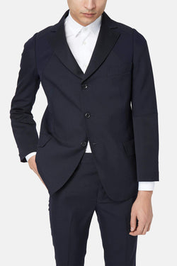 Blazer en laine noir Shiro Sakai