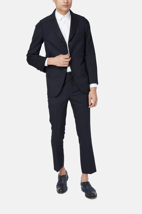 Blazer en laine noir Shiro Sakai