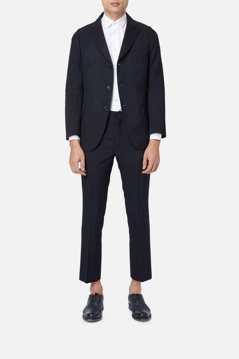 Blazer en laine noir Shiro Sakai