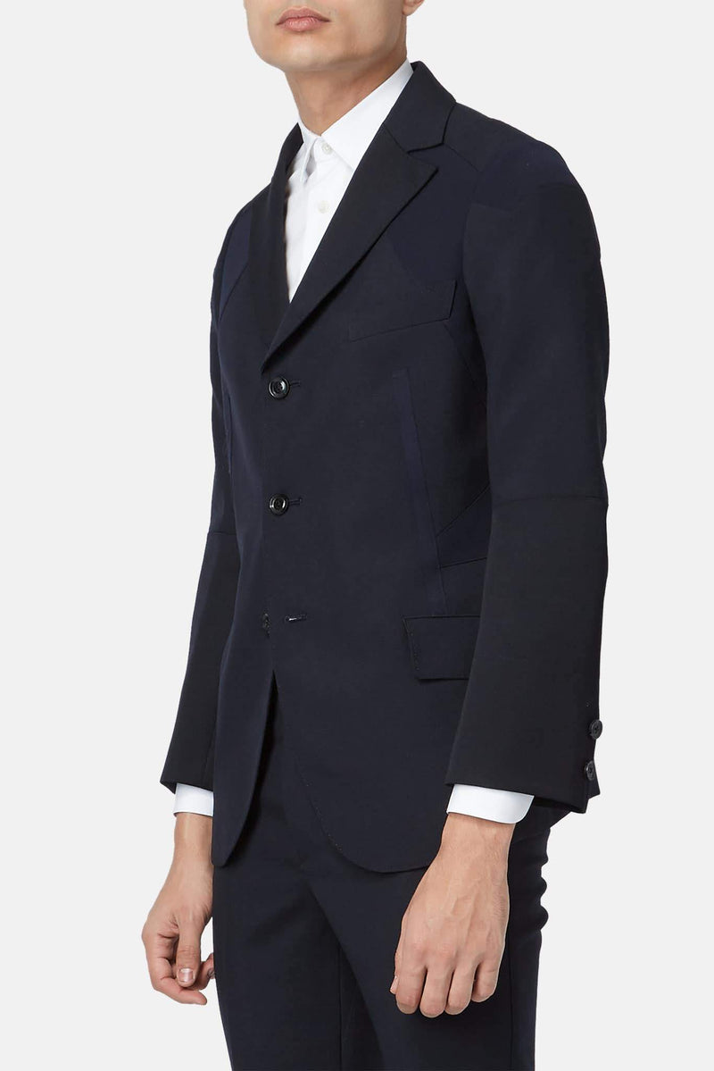 Blazer en laine noir Shiro Sakai