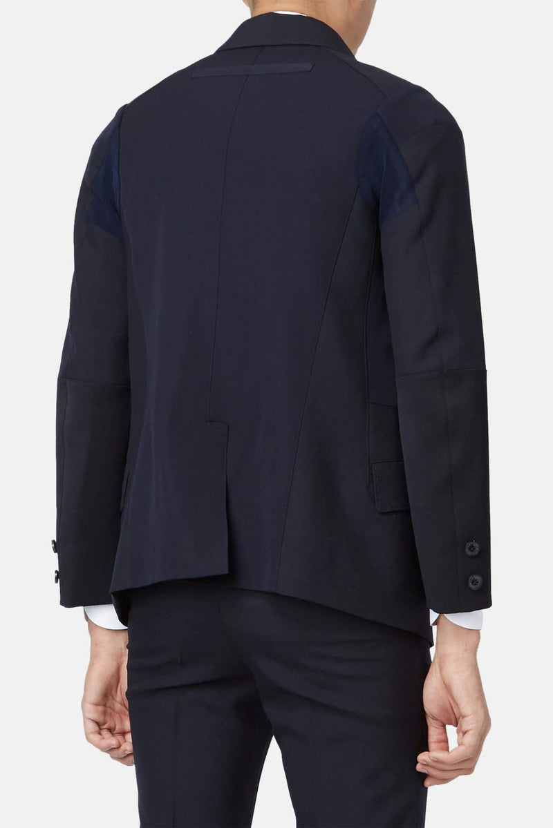 Blazer en laine noir Shiro Sakai