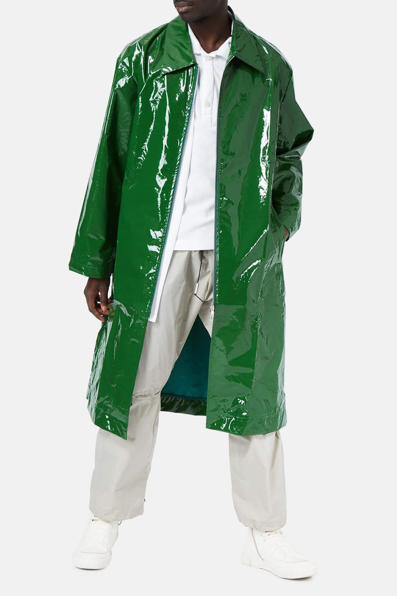 Manteau bi-matière vert A Cold Wall