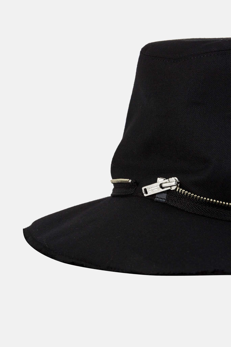 Chapeau zippé noir John