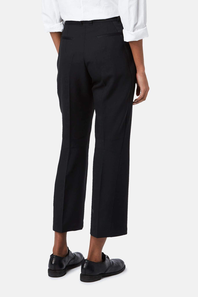 Pantalon en laine noir Shiro Sakai