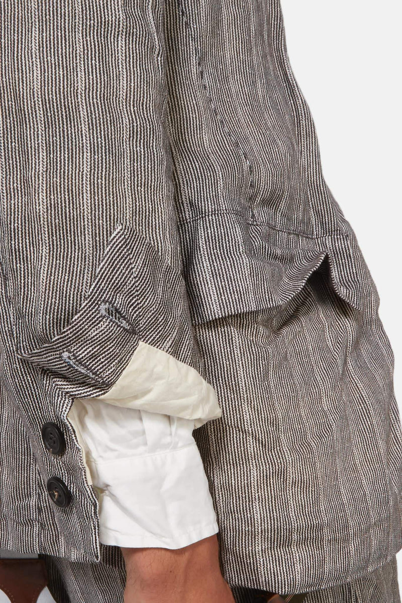 Blazer à rayures en lin  Paul Harnden