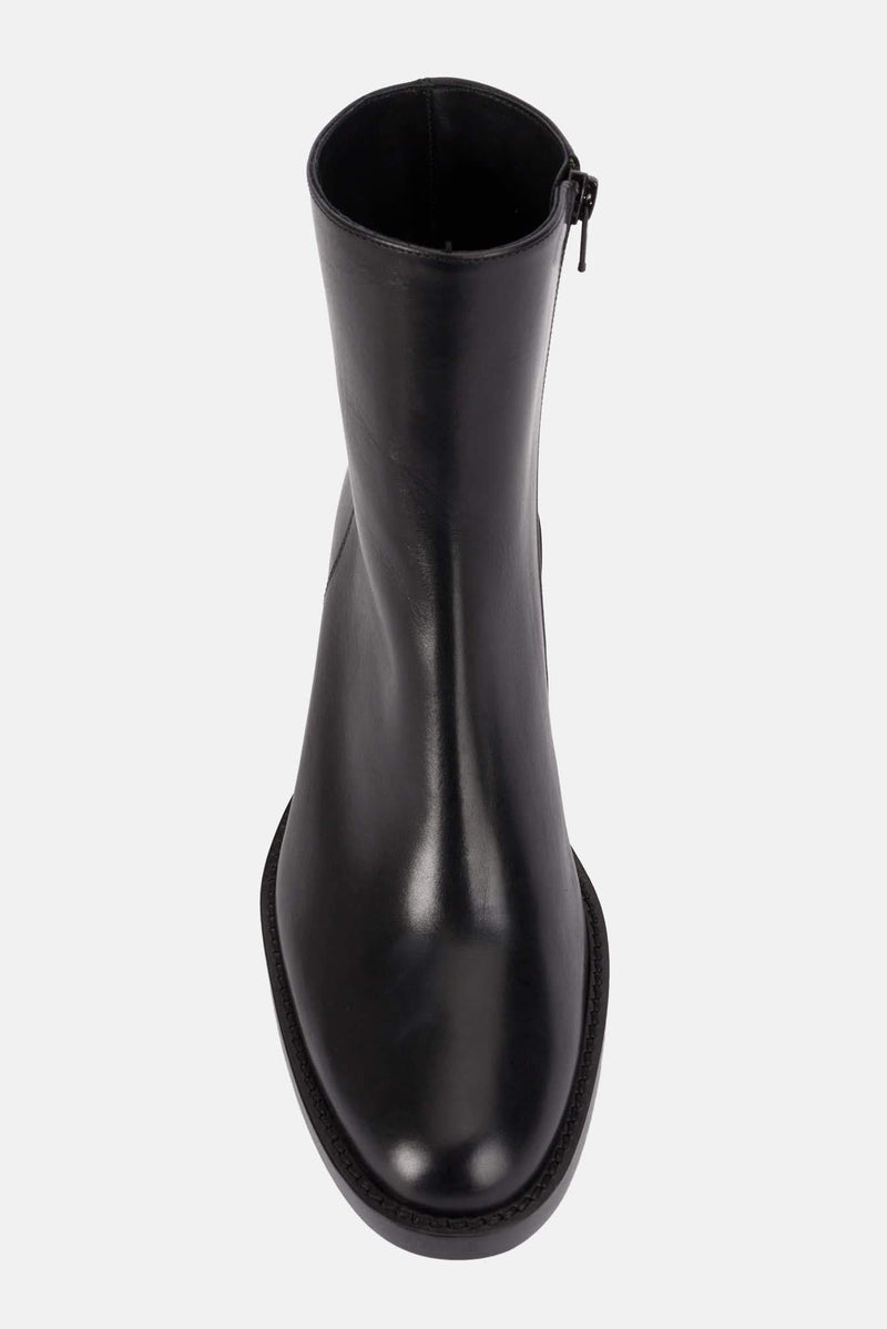 Bottines en cuir noires Ann Demeulemeester