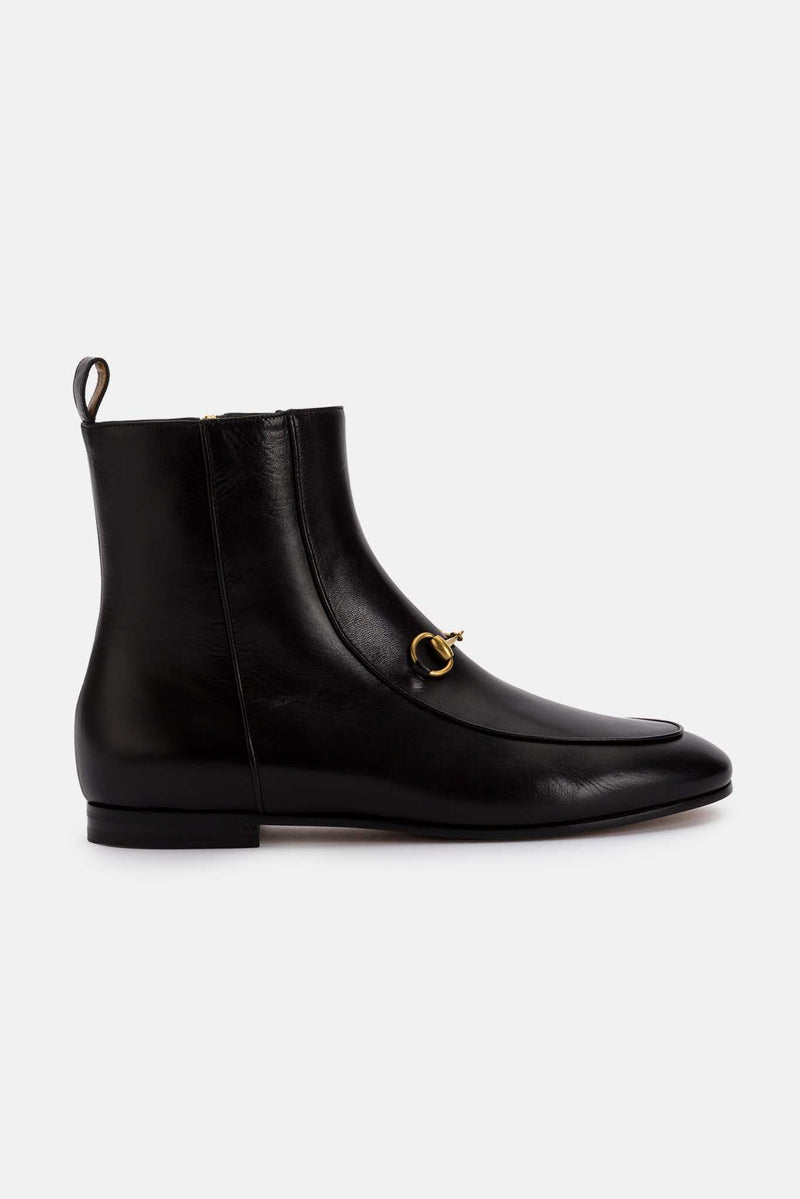 Bottines noires Jordaan Gucci