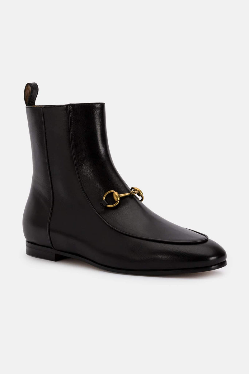 Bottines noires Jordaan Gucci