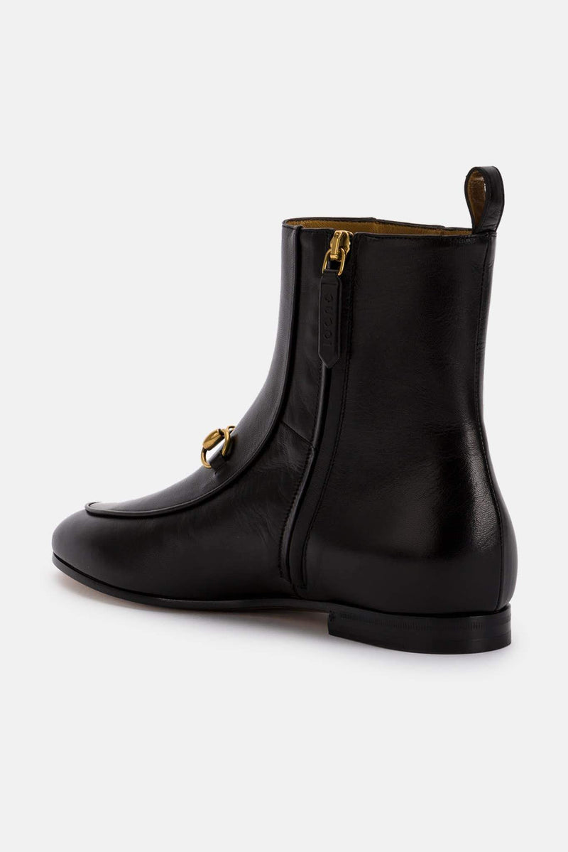 Bottines noires Jordaan Gucci