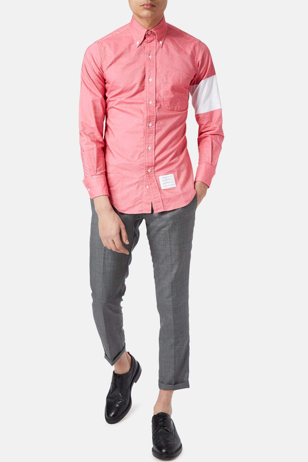 Chemise en coton rose Thom Browne