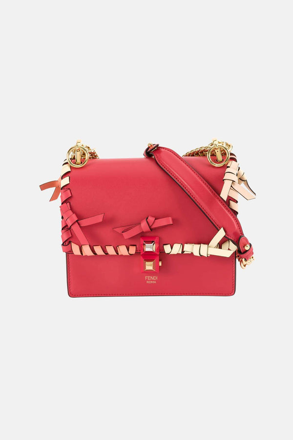 Mini sac rouge Kan I Fendi