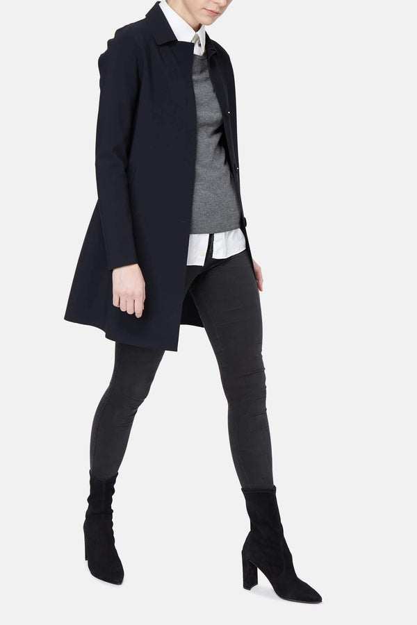 Manteau en polyamide noir Herno